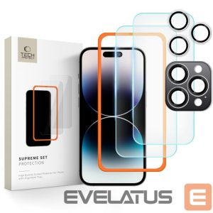 Muu telefoni lisavarustus Tech-Protect  Tech-Protect Supreme Set tempered glass for iPhone 16 Pro - transparent (3 pcs.) 