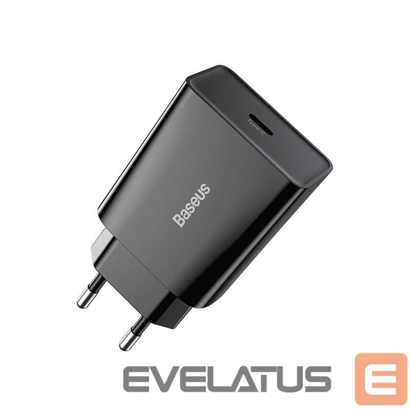 Adaptrid Baseus Baseus Speed Mini Quick Charger, USB-C, PD, 3A, 20W (black)