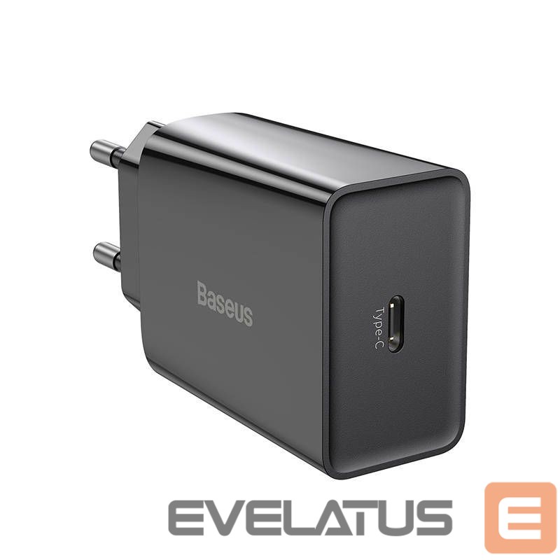Adaptrid Baseus Baseus Speed Mini Quick Charger, USB-C, PD, 3A, 20W (black)