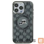 Muu telefoni lisavarustus Karl Lagerfeld  Karl Lagerfeld IML Monogram Karl & Choupette Head MagSafe iPhone 16 Pro Case - Black 