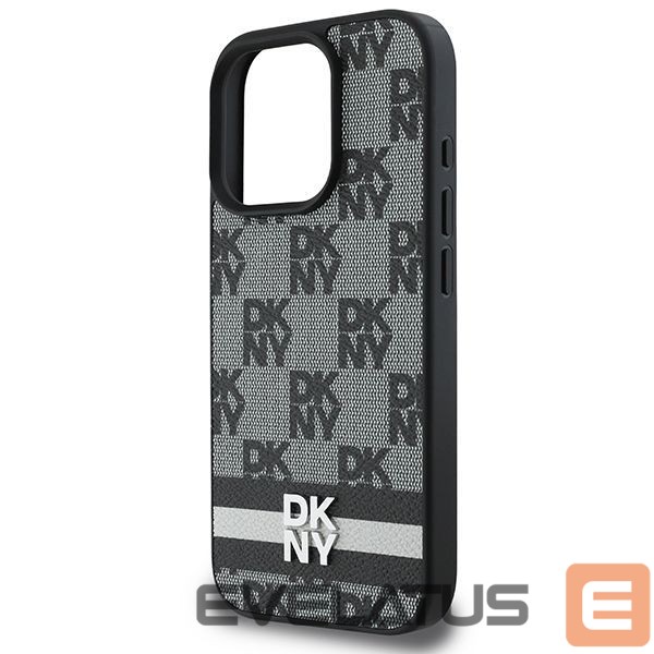 Muu telefoni lisavarustus DKNY DKNY Checkered Pattern & Printed Stripes Case for iPhone 16 Pro - Black