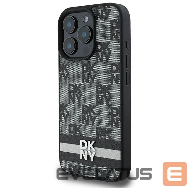Muu telefoni lisavarustus DKNY DKNY Checkered Pattern & Printed Stripes Case for iPhone 16 Pro - Black