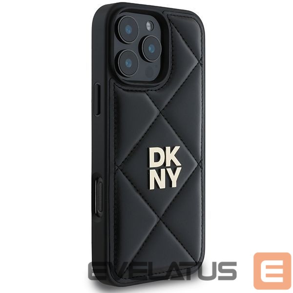Muu telefoni lisavarustus DKNY DKNY Quilted Stack Logo iPhone 16 Pro Case - Black