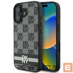 Muu telefoni lisavarustus DKNY  DKNY Checkered Pattern & Printed Stripes iPhone 16 Case - Black 