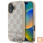 Muu telefoni lisavarustus DKNY  DKNY Checkered Pattern & Printed Stripes iPhone 16 Case - Pink 