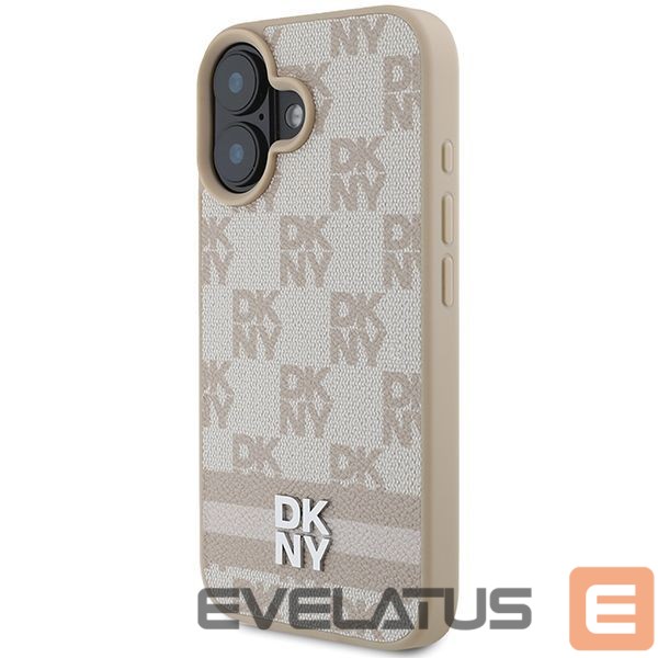 Muu telefoni lisavarustus DKNY DKNY Checkered Pattern & Printed Stripes iPhone 16 Case - Pink