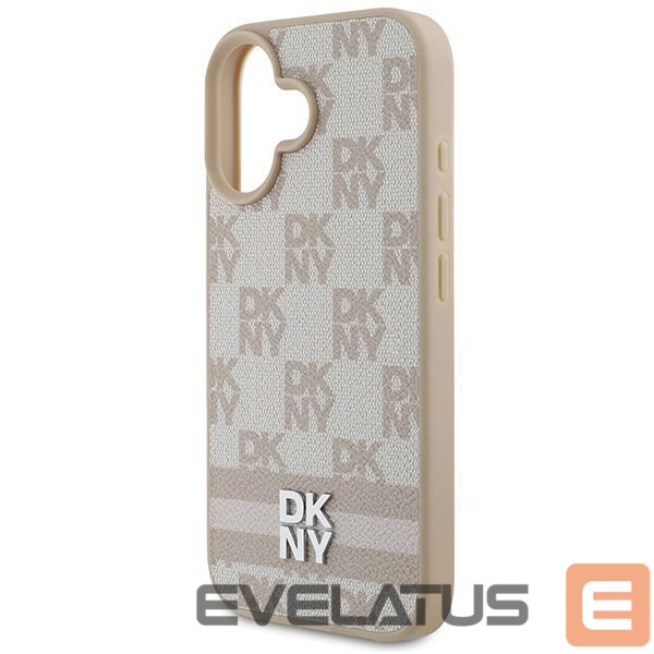 Muu telefoni lisavarustus DKNY DKNY Checkered Pattern & Printed Stripes iPhone 16 Case - Pink