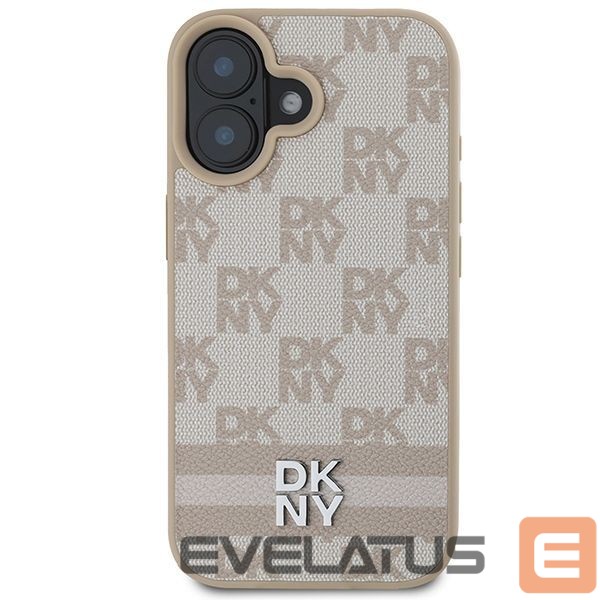 Muu telefoni lisavarustus DKNY DKNY Checkered Pattern & Printed Stripes iPhone 16 Case - Pink
