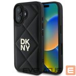 Muu telefoni lisavarustus DKNY  DKNY Quilted Stack Logo iPhone 16 Case - Black 