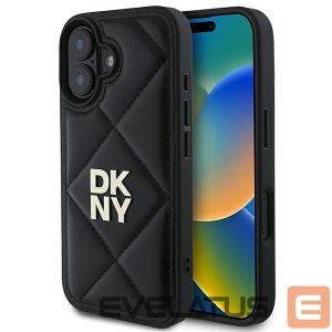 Muu telefoni lisavarustus DKNY  DKNY Quilted Stack Logo iPhone 16 Case - Black 