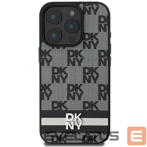 Muu telefoni lisavarustus DKNY DKNY Checkered Pattern & Printed Stripes Case for iPhone 16 Pro Max - Black