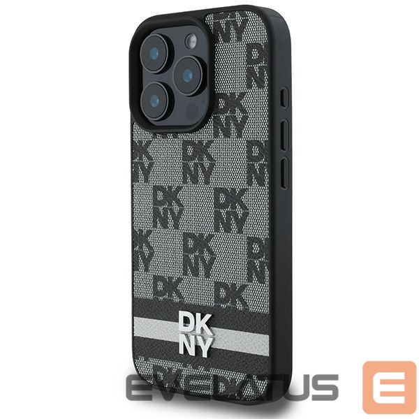Muu telefoni lisavarustus DKNY DKNY Checkered Pattern & Printed Stripes Case for iPhone 16 Pro Max - Black