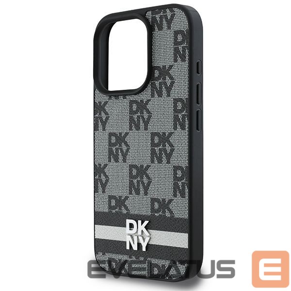 Muu telefoni lisavarustus DKNY DKNY Checkered Pattern & Printed Stripes Case for iPhone 16 Pro Max - Black