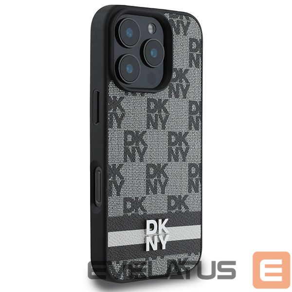 Muu telefoni lisavarustus DKNY DKNY Checkered Pattern & Printed Stripes Case for iPhone 16 Pro Max - Black