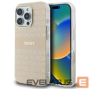 Muu telefoni lisavarustus DKNY  DKNY Repeat Texture Pattern & Stripe MagSafe iPhone 16 Pro Case - Pink 