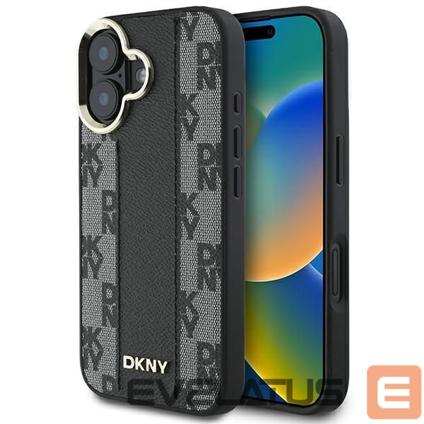 Muu telefoni lisavarustus DKNY DKNY Checkered Pattern Magsafe iPhone 16 Plus Case - Black