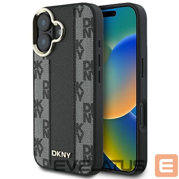 Muu telefoni lisavarustus DKNY Apple DKNY Checkered Pattern Magsafe iPhone 16 Case - Black