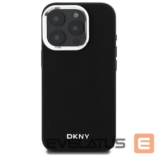 Muu telefoni lisavarustus DKNY DKNY Plain Silver Logo MagSafe iPhone 16 Pro Max Case - Black