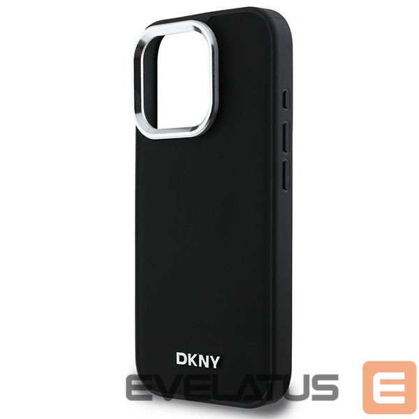 Muu telefoni lisavarustus DKNY DKNY Plain Silver Logo MagSafe iPhone 16 Pro Max Case - Black