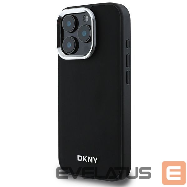Muu telefoni lisavarustus DKNY DKNY Plain Silver Logo MagSafe iPhone 16 Pro Max Case - Black