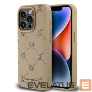 Muu telefoni lisavarustus Karl Lagerfeld  Karl Lagerfeld Magsafe Karl Head Case for iPhone 15 Pro Max - Beige 