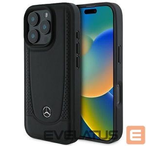 Muu telefoni lisavarustus Mercedes-Benz  Mercedes Leather Urban Case for iPhone 16 Pro Max - Black 