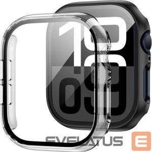Muu telefoni lisavarustus Tech-Protect  Tech-Protect Defense360 Tempered Glass Case for Apple Watch 10 (46mm) - Clear 