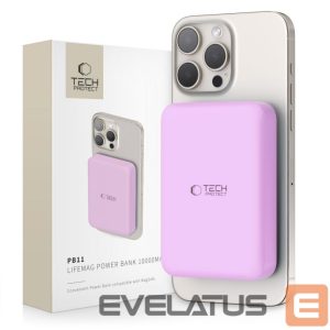 Muu telefoni lisavarustus Tech-Protect  Tech-Protect LifeMag MagSafe PB11 10000mAh Power Bank - Pink 