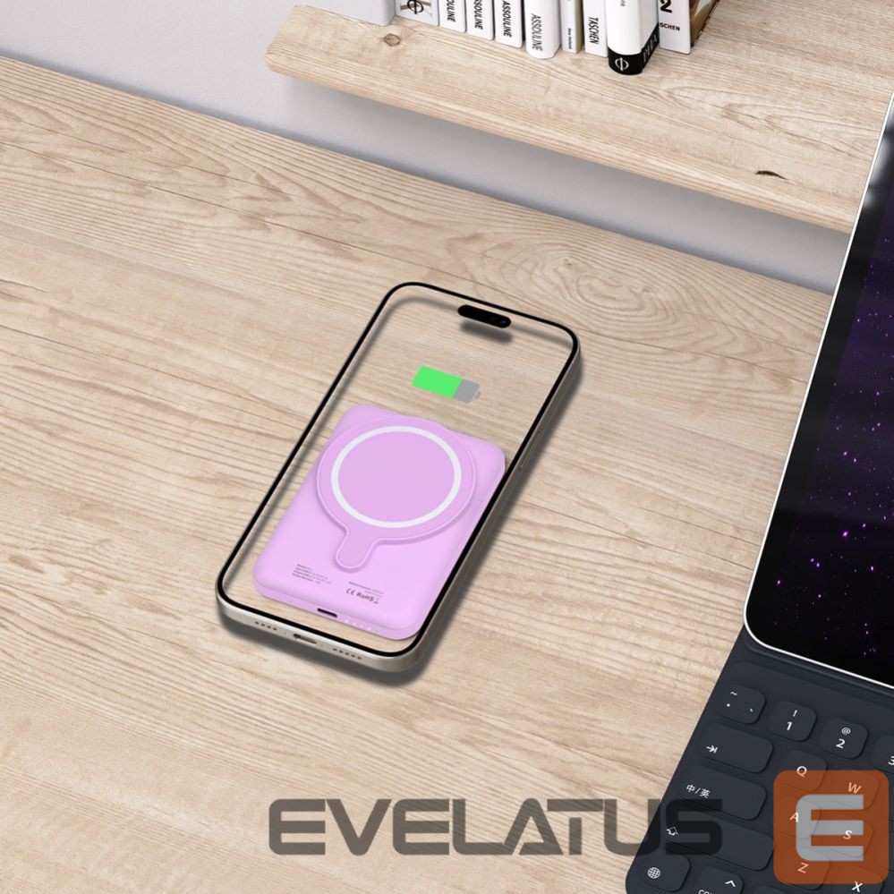 Muu telefoni lisavarustus Tech-Protect Tech-Protect LifeMag MagSafe PB10 5000mAh Power Bank - Pink