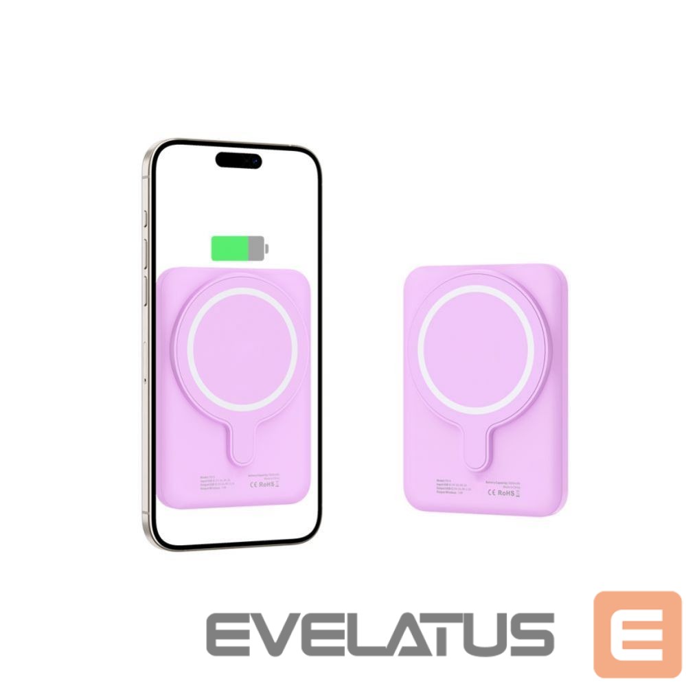 Muu telefoni lisavarustus Tech-Protect Tech-Protect LifeMag MagSafe PB10 5000mAh Power Bank - Pink