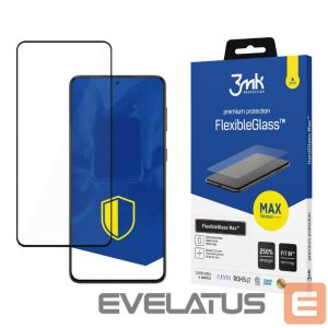 Kaitseklaasid 3MK  Tempered Glass 3mk FlexibleGlass Max Black for Samsung Galaxy S21+ 5G 