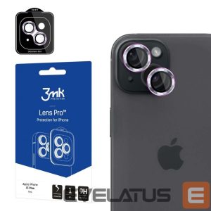 Muu telefoni lisavarustus 3MK  Camera Cover 3mk Lens Protection Pro Pink for iPhone 15 Plus 