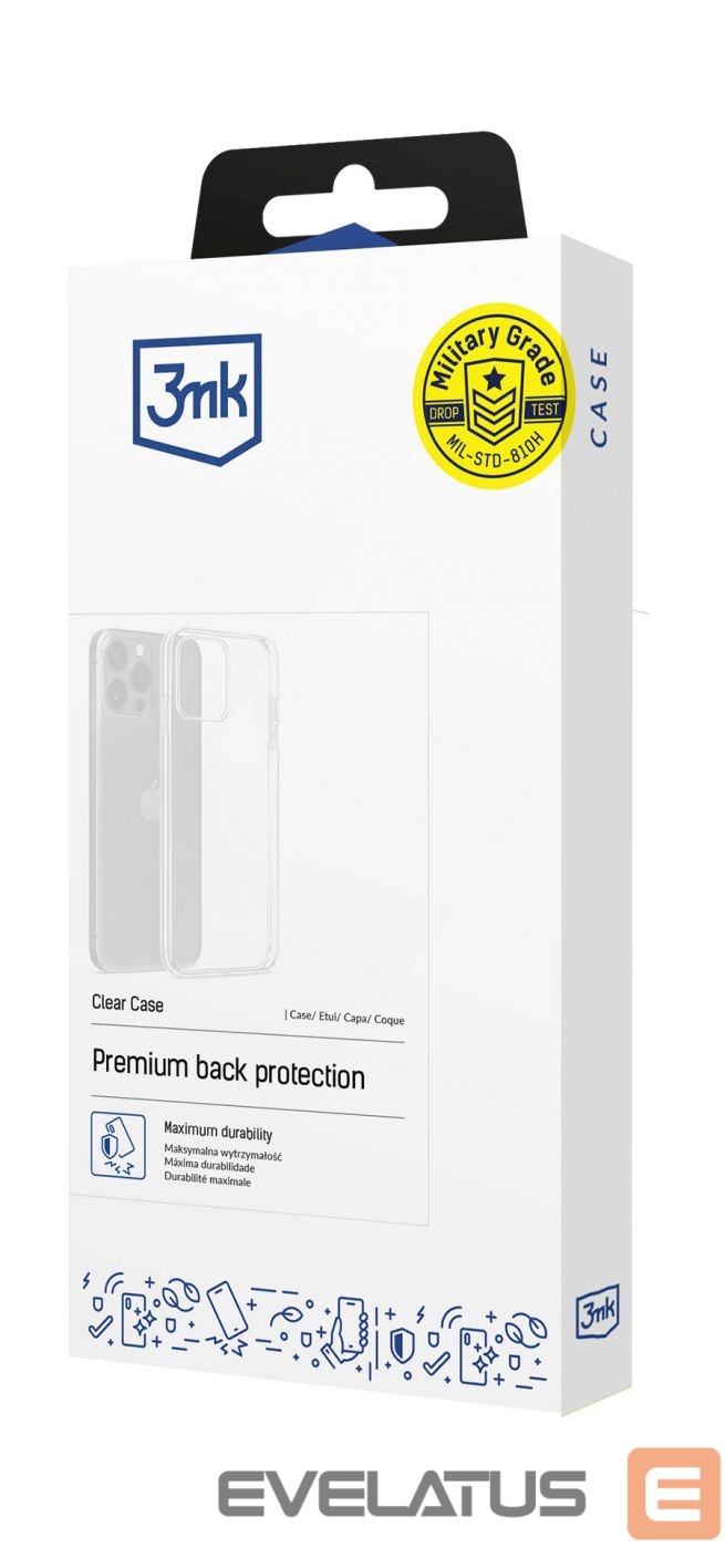 Muu telefoni lisavarustus 3MK Redmi Note 13 4G - 3mk Clear Case