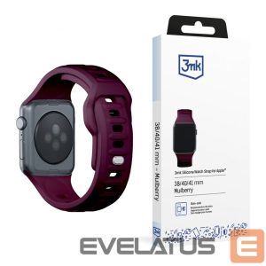 Muu telefoni lisavarustus 3MK  3mk Silicone Watch Strap for Apple Watch 38 / 40 / 41 mm - Burgundy 
