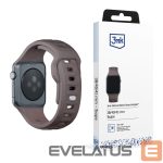 Muu telefoni lisavarustus 3MK  3mk Silicone Watch Strap for Apple Watch 42 / 44 / 45 / 49 mm - brown 