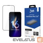 Muu telefoni lisavarustus 3MK  3mk HardGlass Max Lite Tempered Glass with Black Frame for iPhone 16 Pro Max 