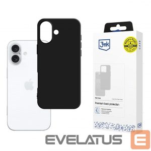 Muu telefoni lisavarustus 3MK  3mk Matt Case with MagSafe for iPhone 16 - Black 
