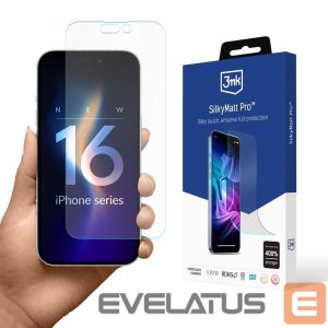 Muu telefoni lisavarustus 3MK  Matte protective film 3mk Silky Matt Pro for iPhone 16 Pro 