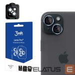 Muu telefoni lisavarustus 3MK  3mk Lens Protection Pro Camera Cover with Blue Frame for iPhone 15 Plus 