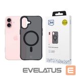 Muu telefoni lisavarustus 3MK  3mk Smoke MagCase with MagSafe for iPhone 16 - semi-transparent 