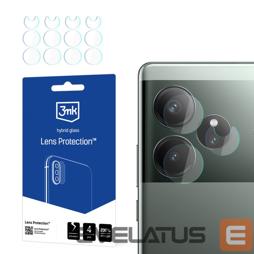 Muu telefoni lisavarustus 3MK Camera Cover 3mk Lens Protection for Realme GT 6