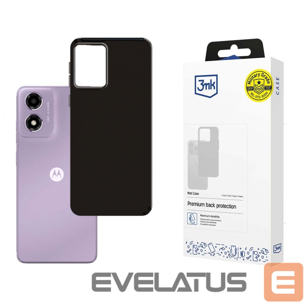 Muu telefoni lisavarustus 3MK Motorola Moto E14/G04/G04S - 3mk Matt Case