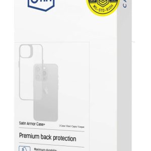 Muu telefoni lisavarustus 3MK  3mk Satin Armor Case+ for Samsung Galaxy A35 5G - transparent with black frame 