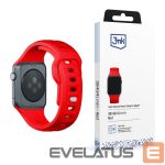 Muu telefoni lisavarustus 3MK  3mk Silicone Watch Strap for Apple Watch 38 / 40 / 41 mm - red 