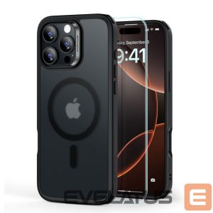 Muu telefoni lisavarustus ESR  ESR Classic Hybrid Halolock MagSafe Case Set + Tempered Glass for iPhone 16 Pro Max - Semi-Transparent with Black Frame 