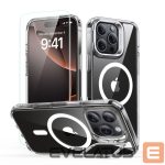 Muu telefoni lisavarustus ESR  ESR Classic Hybrid Kickstand Halolock MagSafe Case Set with Stand + Tempered Glass for iPhone 16 Pro - Clear 