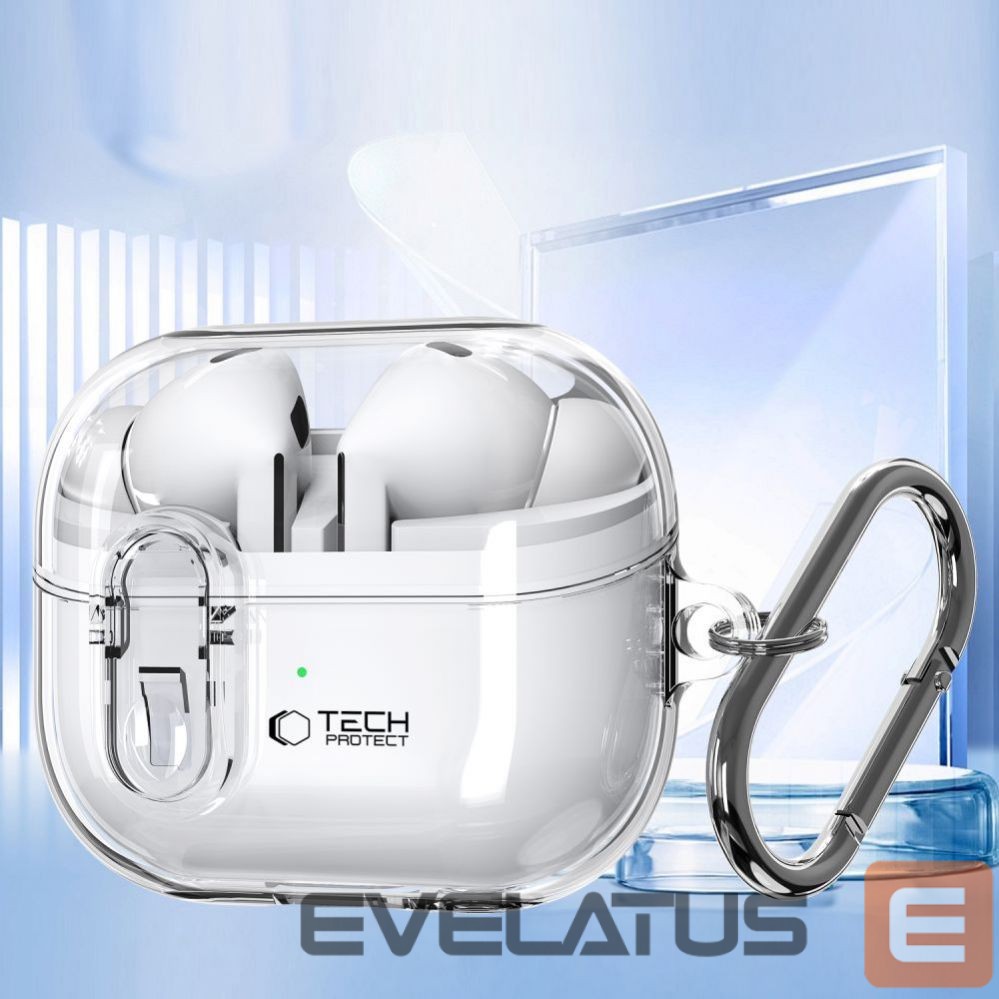 Muu telefoni lisavarustus Tech-Protect TECH-PROTECT FLEXAIR Samsung GALAXY BUDS 3 / 3 PRO CLEAR