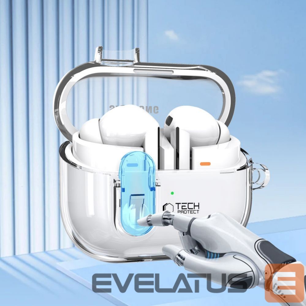 Muu telefoni lisavarustus Tech-Protect TECH-PROTECT FLEXAIR Samsung GALAXY BUDS 3 / 3 PRO CLEAR