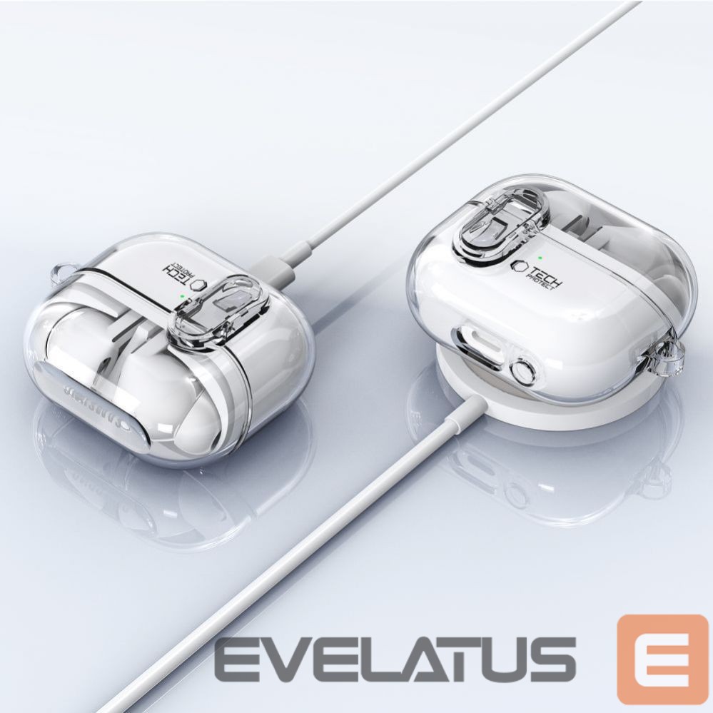 Muu telefoni lisavarustus Tech-Protect TECH-PROTECT FLEXAIR Samsung GALAXY BUDS 3 / 3 PRO CLEAR
