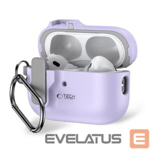 Muu telefoni lisavarustus Tech-Protect  Tech-Protect Slim Hook Case with Carabiner for Apple AirPods Pro 1 / 2 - Purple 